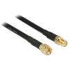 Delock Antennenkabel SMA Stecker > SMA Buchse CFD / RF200 0,9 m low loss