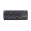 Logitech Wireless Touch Keyboard K400 Plus - Tastatur - kabellos - 2.4 GHz - Englisch