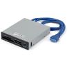 StarTech.com USB 3.0 interner Kartenleser mit UHS-II Unterstützung - SecureDigital / Micro SD / MemoryStick / CF Kartenlesegerät - Kartenleser - 8,9 cm (3,5 Zoll) (CF I, CF II, MS, MS PRO, MMC, SD, MS Duo, MS PRO Duo, miniSD, microSD, SDHC, MS Micro, micr