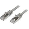 StarTech.com Cat6 geschirmtes (SFTP) Netzwerkkabel 3m - Snagless Gigabit Patchkabel - Grau - Patch-Kabel - RJ-45 (M) zu RJ-45 (M) - 3 m - SFTP - CAT 6 - geformt, ohne Haken - Grau