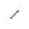 Brother M-K221BZ - Schwarz auf Weiß - Rolle (0,9 cm x 8 m) 1 Kassette(n) Etikettenband - für P-Touch PT-55, PT-65, PT-75, PT-80, PT-85, PT-90, PT-BB4