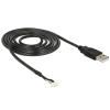 Delock camera plug V5 - Interner und externer USB-Adapter - 5-poliger Anschlussblock (S) zu USB (M) - 1.5 m - Schwarz - für P / N: 96367, 96368, 96369, 96370, 96371, 96372