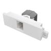 Vision Techconnect - Modulare Eingabe - auf der Frontplatte montierbar - CAT 6a - RJ-45 - weiß