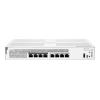 HPE Networking Instant On 1840 - Switch - managed - 7 x 10 / 100 / 1000 + 1 x 10 / 100 / 1000 (PoE) - wandmontierbar, tischmontierbar, untertisch montierbar - PoE Class 3