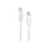 Anker - USB-Kabel - USB-C (M) zu USB-C (M) - 2 m - geflochten, Schnellladung von bis zu 60W - weiß