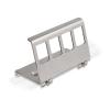 Delock Keystone Metall Halterung 4 Port für Hutschiene
