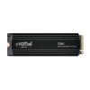 Crucial T705 - SSD - verschlüsselt - 4 TB - intern - M.2 2280 - PCI Express 5.0 (NVMe) - TCG Opal Encryption 2.01 - integrierter Kühlkörper
