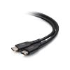 C2G 12ft (3.7m) USB-C Male to USB-C Male Cable (20V 5A) - USB 2.0 (480Mbps) - USB-Kabel - USB-C (M) zu USB-C (M) - USB 2.0 - 20 V - 5 A - 3.7 m - Schwarz