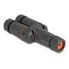 Delock - Netzwerkkoppler - RJ-45 (W) zu RJ-45 (W) - STP - CAT 6 - im Freien, Y-Kabel, staub- und wasserdicht (IP68) - Schwarz