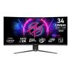 MSI MPG 346CQRFDE X24 - LED-Monitor - Gaming - gebogen - 86.4 cm (34") - 3440 x 1440 UWQHD @ 240 Hz - Schnelle VA - 400 cd / m² - 4000:1 - DisplayHDR 400 - 0.5 ms - 2xHDMI, DisplayPort