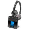 Poly Savi 8420 Office - Savi 8400 series - Headset - On-Ear - DECT / Bluetooth - kabellos - aktive Rauschunterdrückung - Schwarz