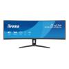 iiyama ProLite XCB4594DQSU-B1 - LED-Monitor - gebogen - 114.3 cm (45") (44.5" sichtbar) - 5120 x 1440 Dual Quad HD @ 75 Hz - VA - 450 cd / m² - 3000:1 - 2 ms - 2xHDMI, 2xDisplayPort, USB-C - Lautsprecher - Schwarz, Matte