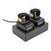 Delock Ringbarcode Scanner 1D und 2D mit 2,4 GHz oder Bluetooth (2 Stück) + Ladestation