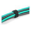 Delock - Klettverschluss - 25 cm - Schwarz (Packung mit 10)