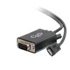 C2G USB 2.0 USB C to DB9 Serial RS232 Adapter Cable Black - Kabel USB / seriell - DB-9 (M) zu 24 pin USB-C (M) - umkehrbarer C-Stecker - Schwarz