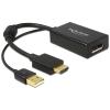 Delock - Videokonverter - HDMI - DisplayPort - Schwarz - retail
