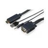 Sony CAB-VGAHDMI1 - HDMI-Kabel - HDMI männlich zu USB, HD-15 (VGA), mini-phone stereo 3.5 mm männlich - 1 m - für Sony FW-43XD8001, FW-49XD8001, FW-55XD8501, FW-65XD8501, FW-75XD8501, FW-85XD8501
