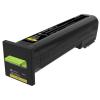Lexmark - Gelb - original - Tonerpatrone LCCP, LRP, Lexmark Corporate - für Lexmark CS820, CX820, CX825, CX860