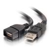 C2G 3.3ft USB Extension Cable - USB A to USB A Extension Cable - USB 2.0 - M / F - USB-Verlängerungskabel - USB (M) zu USB (W) - 1 m - Schwarz