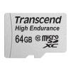 Transcend Hochbelastbare - Flash-Speicherkarte (SD-Adapter inbegriffen) - 64 GB - UHS-I U1 / Class10 - microSDXC