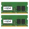 Crucial - DDR4 - Kit - 16 GB: 2 x 8 GB - SO DIMM 260-PIN - 2400 MHz / PC4-19200 - CL17 - 1.2 V - ungepuffert - non-ECC