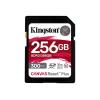 Kingston Canvas React Plus - Flash-Speicherkarte - 256 GB - Video Class V90 / UHS-II U3 / Class10 - SDXC UHS-II