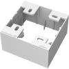 VISION Techconnect Modulare AV-Frontplatte - 30 JAHRE GARANTIE - 1-fach-Backbox für Oberflächenmontage (UK) - Standardmäßige Backbox für Oberflächenmontage (Einbau) 86 x 86 x 45 mm - Kunststoff - Weiß