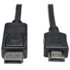 Eaton Tripp Lite Series DisplayPort to HDMI Adapter Cable (M / M), 15 ft. (4.6 m) - Adapterkabel - DisplayPort männlich zu HDMI männlich - 4.5 m - Schwarz