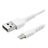 StarTech.com 1m USB-A auf Lightning-Kabel - Hochbelastbare, robuste Aramidfaser - USB Typ-A auf Lightningkabel - Lade- / Synchronisationskabel - Apple MFi-zertifiziert iPad / iPhone 12 - Weiß (RUSBLTMM1M) - Lightning-Kabel - USB männlich gerade zu Lightn