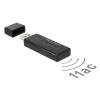 Delock USB 3.0 Dual Band WLAN ac / a/b / g/n Stick - Netzwerkadapter - USB 3.0 - Wi-Fi 5 - Schwarz