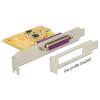 Delock PCI Express Card 1 x Parallel - Parallel-Adapter - PCIe 2.0 - IEEE 1284