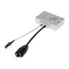AXIS T8643 PoE+ over Coax Compact - Medienkonverter - 100Mb LAN - über Coax - 10Base-T, 100Base-TX - RJ-45 / BNC