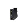Cisco Industrial Ethernet 1000 Series - Switch - managed - 4 x 10 / 100 / 1000 (PoE+) + 2 x 1000Base-X SFP (Uplink) - an DIN-Schiene montierbar - PoE+ - Gleichstrom