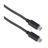 Targus - USB-Kabel - 24 pin USB-C (M) zu 24 pin USB-C (M) - USB 3.1 Gen 2 - 5 A - 1 m - umkehrbarer C-Stecker, 4K Unterstützung - Schwarz