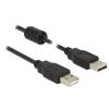 Delock - USB-Kabel - USB (M) zu USB (M) - USB 2.0 - 3 m - Schwarz