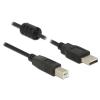 Delock - USB-Kabel - USB (M) zu USB Typ B (M) - USB 2.0 - 1 m - Schwarz