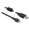 Delock - USB-Kabel - USB (M) zu Mini-USB, Typ B (M) - USB 2.0 - 50 cm - Schwarz