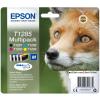 Epson T1285 Multipack - 4er-Pack - 16.4 ml - Schwarz, Gelb, Cyan, Magenta - original - Tintenpatrone - für Stylus S22, SX130, SX230, SX235, SX430, SX435, SX438, SX440, SX445, Stylus Office BX305