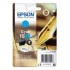 Epson 16XL - 6.5 ml - XL - Cyan - original - Blisterverpackung - Tintenpatrone - für WorkForce WF-2010, 2510, 2520, 2530, 2540, 2630, 2650, 2660, 2750, 2760