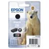 Epson 26 - 6.2 ml - Schwarz - original - Tintenpatrone - für Expression Premium XP-510, 520, 600, 605, 610, 615, 620, 625, 700, 710, 720, 800, 810, 820