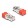 Delock RJ45 Stecker mit Abschlusswiderstand 120 Ohm rot