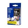 Brother TZe-345 - Standard-Klebstoff - Weiß auf Schwarz - Rolle (1,8 cm x 8 m) 1 Kassette(n) laminiertes Band - für Brother PT-D600, P-Touch PT-1880, D450, E550, E800, P900, P950, P-Touch Cube Plus PT-P710