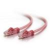 Kabel / 1 m Pink CAT6 PVC Snagless UTP Patch