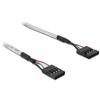 Delock SATA All-in-One cable - SATA-Kabel - Serial ATA 150 / 300 - interne Stromversorgung, 4-polig, SATA zu SATA Combo (W) - 50 cm
