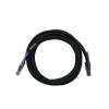 QNAP - Externes SAS-Kabel - SAS 12Gbit / s - 36 pin 4x Mini SAS HD (SFF-8644) (M) zu 36 pin 4x Mini SAS HD (SFF-8644) (M) - 3 m - Schwarz - für QNAP QXP-1620S-B3616W