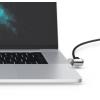 Compulocks Legde Lock Adapter for MacBook Pro TB with Combination Lock - Sicherheitskit - Silber - für Apple MacBook Pro Touch Bar with Four Thunderbolt 3 Ports (13.3 in, 15.4 in)