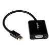 StarTech.com Mini DisplayPort 1.2 auf VGA Adapter / Konverter - 1920x1200 - mDP zu VGA für Laptop / MacBook - Videoadapter - Mini DisplayPort (M) zu HD-15 (VGA) (W) - Displayport 1.2 / Thunderbolt - 22 cm - aktiv, 1920 x 1200 (WUXGA) Support - Schwarz