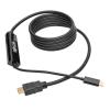 Tripp Lite USB C to HDMI Adapter Cable Converter UHD Ultra High Definition 4K x 2K @ 30Hz M / M USB Type C, USB-C, USB Type-C 6ft 6' - Externer Videoadapter - USB-C 3.1 - HDMI - Schwarz