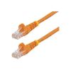 StarTech.com 3m Cat5e RJ45 UTP Netzwerkkabel Snagless - Cat 5e Patchkabel - Orange - Stecker / Stecker - Patch-Kabel - RJ-45 (M) zu RJ-45 (M) - 3 m - UTP - CAT 5e - geformt, ohne Haken - orange