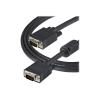 StarTech.com 1m VGA Monitorkabel - HD15-Pin Koax Kabel - Stecker / Stecker - VGA-Kabel - HD-15 (VGA) (M) zu HD-15 (VGA) (M) - 1 m - geformt, Daumenschrauben - Schwarz